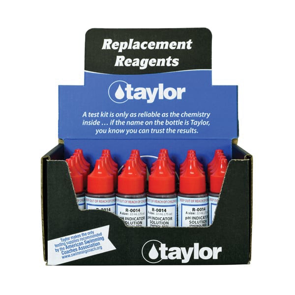 Taylor #14 Phenol Red Reagent Ph Indicator, 3/4 oz, Single/Pack | R-0014-A-24