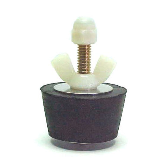 Winter Rubber Blow Through Plug #10 w/ Nylon Wing Nut for 1-1/2" Fitting