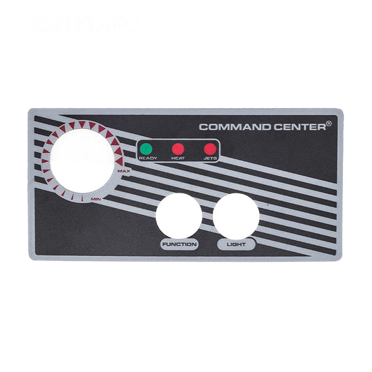 LABEL FOR 2 BUTTON TOPSIDE CONTROL WITHOUT DISPLAY TECMARK