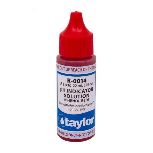 Taylor #14 Phenol Red Reagent Ph Indicator, 3/4 oz | R-0014-A-24