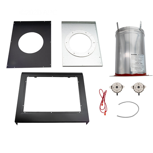 Hayward H-Series Horizontal Indoor Vent Adapter Kit | UHXPOSHZ13008
