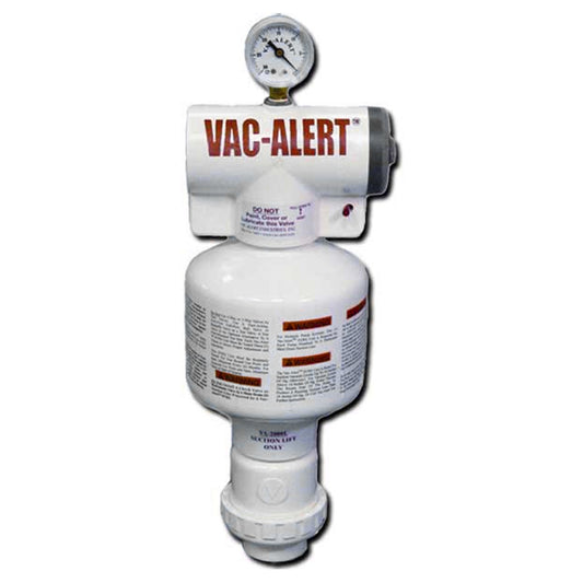 VAC ALERT SAFETY VACUUM RELEASE SYSTEM FOR PUMP BELOW WATER SURFACE SVRS