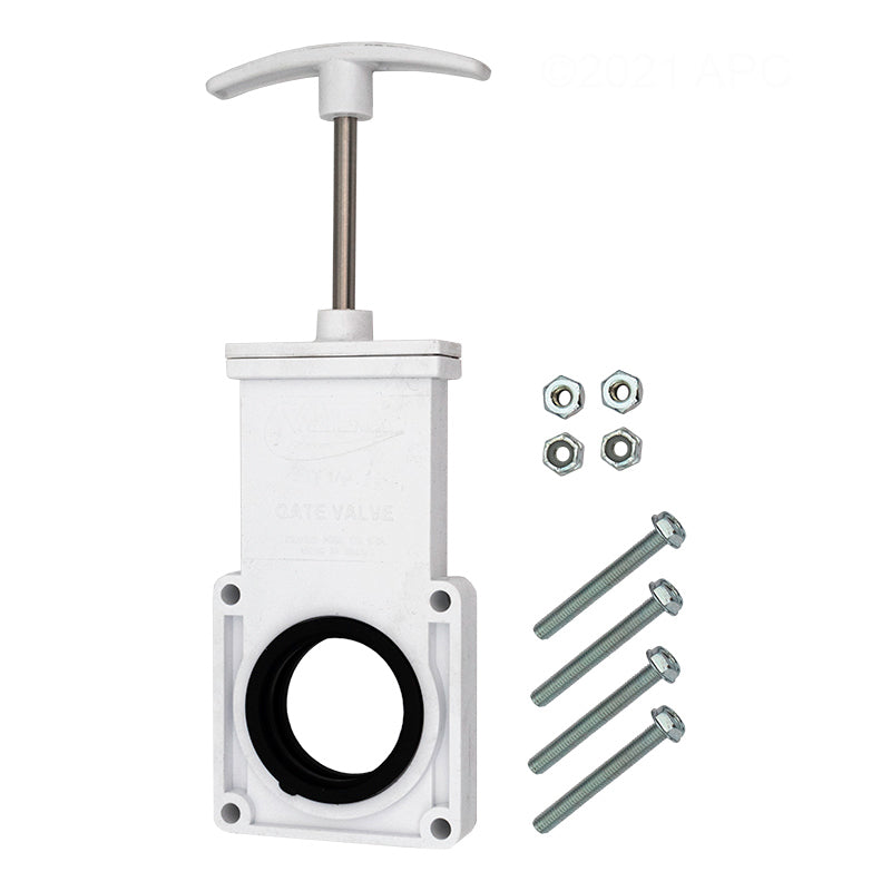 1.5" VALVE BODY KIT WHITE PVC