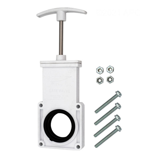 1.5" VALVE BODY KIT WHITE PVC