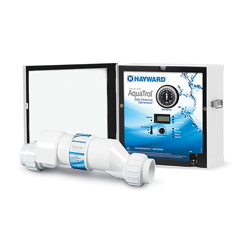 Hayward AquaTrol Above Ground Salt Chlorine Generator 18K gal w/ Return Jet & Twist Lock | W3AQ-TROL-RJ-TL