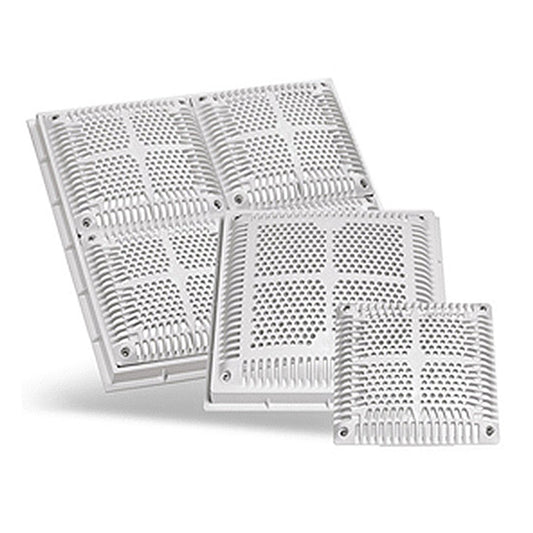Hayward 12" x 12" High Flow Grate w/ Inner & Outer Frame, 2/Pack | WG1032HF2PAK2