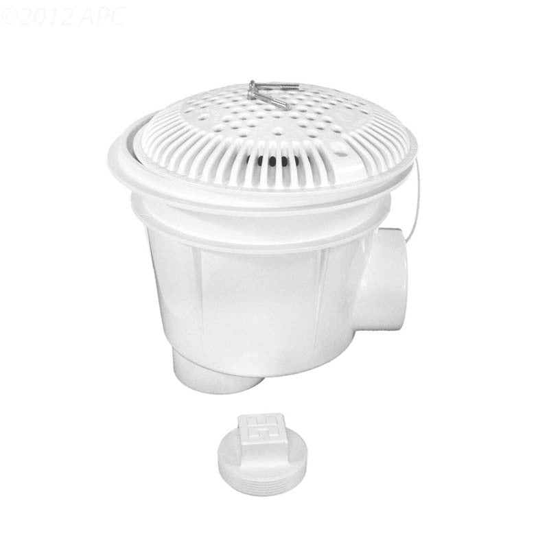 Hayward 2" Anti-Vortex Main Drain w/ Adjustable Collar for Concrete Pools, 2/Pack | WG1154AVPAK2