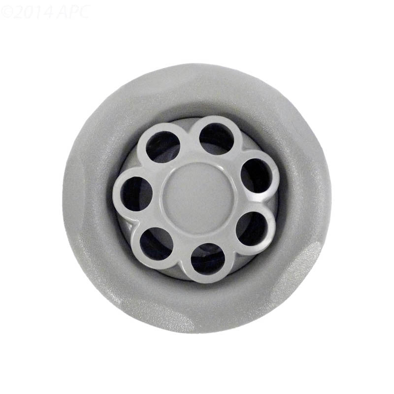 5-Scallop Massage Thread In Power Storm Gunite Jet Internals Gray