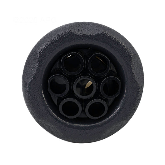 5-Scallop Massage Thread In Poly Storm Gunite Jet Internals Dark Gray
