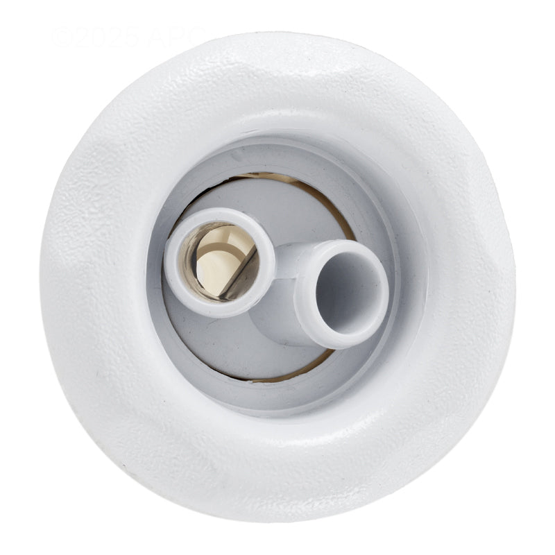 5-Scallop Twin Roto Thread In Poly Storm Gunite Jet Internals White