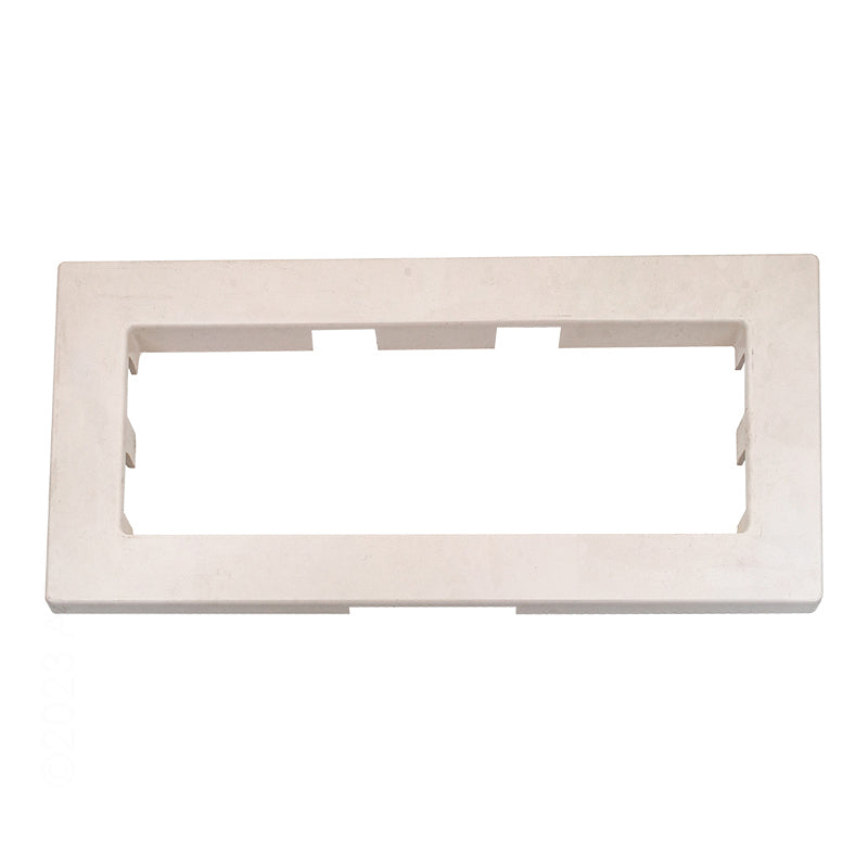 WIDE MOUTH TRIM PLATE WHITE