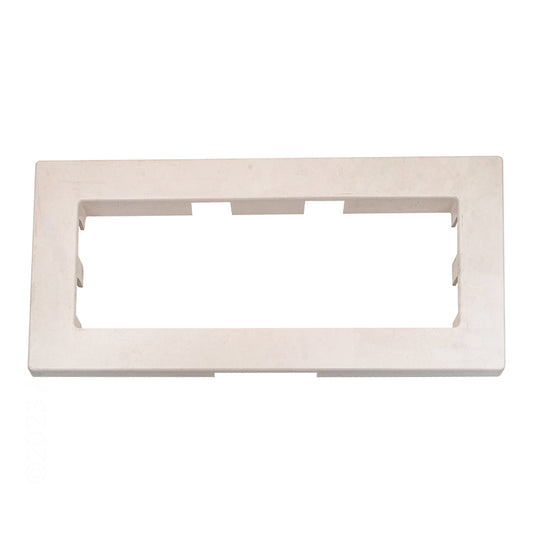 WIDE MOUTH TRIM PLATE WHITE