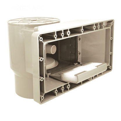 Waterway Flo-Pro II Wide Mouth Skimmer w/ Return, White | 560-C3C60L