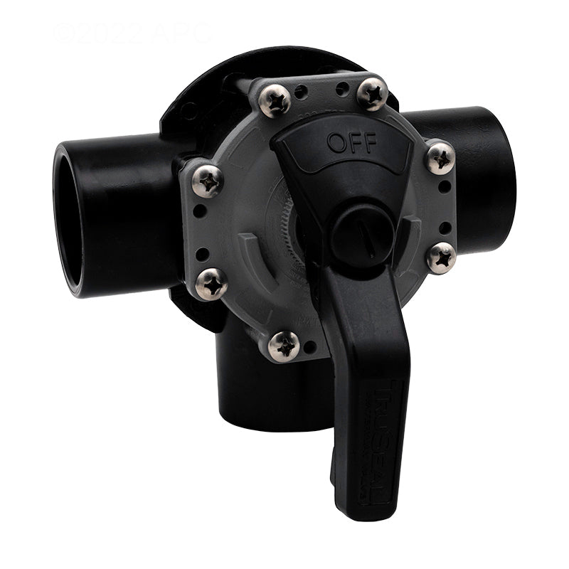 1.5" CPVC 3 WAY DIVERTER VALVE TRUSEAL WATERWAY