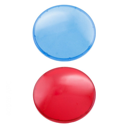 LIGHT LENS KIT, 1 RED, 1 BLUE