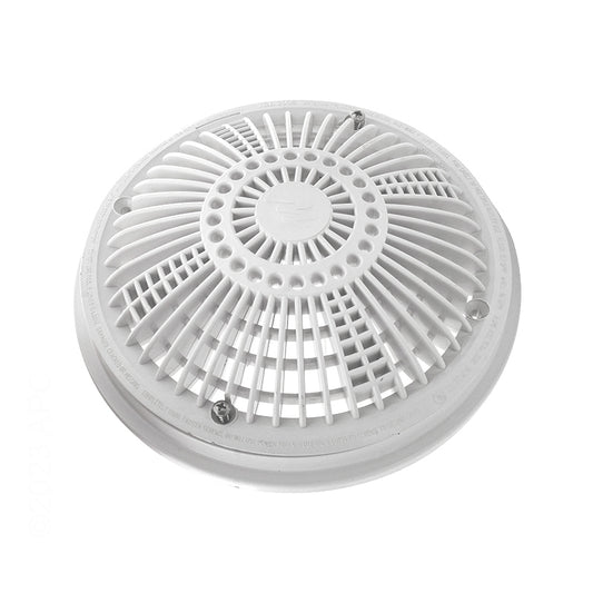 10" RD TRU FLO AV COVER & FRAME WHITE