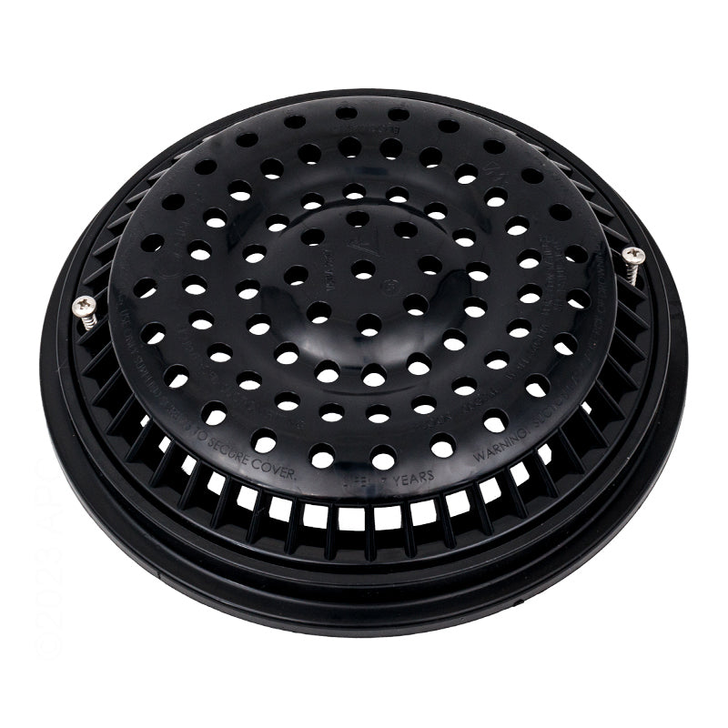 8" ANTI VORTEX VGB COMPLIANT DRAIN COVER BLACK
