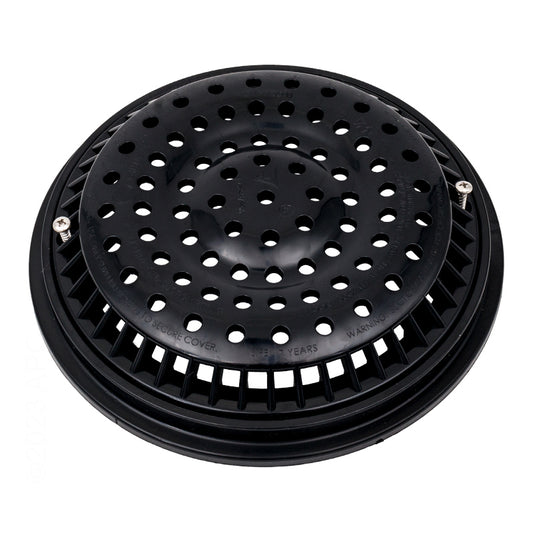 8" ANTI VORTEX VGB COMPLIANT DRAIN COVER BLACK