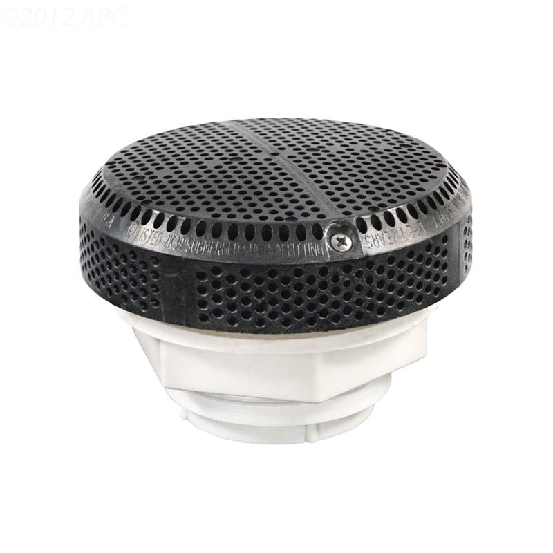 VGB SUPER HI-FLO SUCTION ASSY DARK GRAY HEX NUT 2"SKT 3.25" MOUNTING HOLE