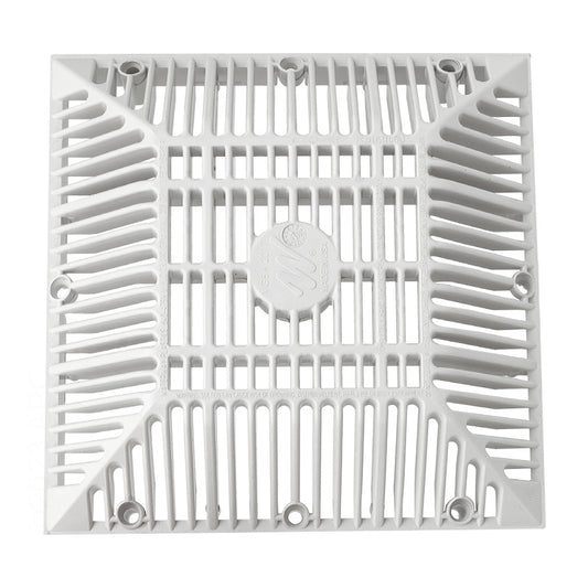 9" SQ COVER ONLY WHITE