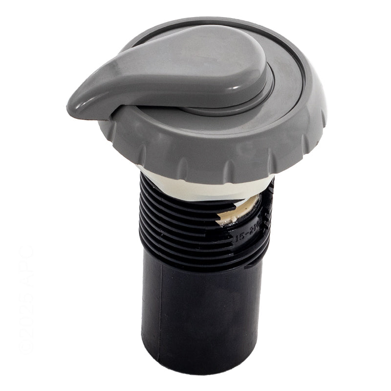 AIR CONTROL 1" F.A.S TOP ACCESS NOTCHED TEARDROP HANDLE GRAY WATERWAY
