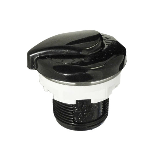 AIR CONTROL 1" TRUSEAL 2" BODY LOW PROFILE BLACK WATERWAY