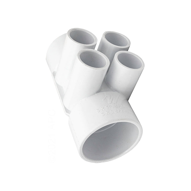 2"SKT X 2" SKT W/4 3/4" SKT PORTS