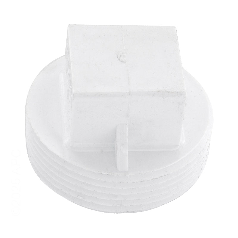 1 1/2" NPT PLUG - WHITE