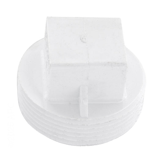 1 1/2" NPT PLUG - WHITE
