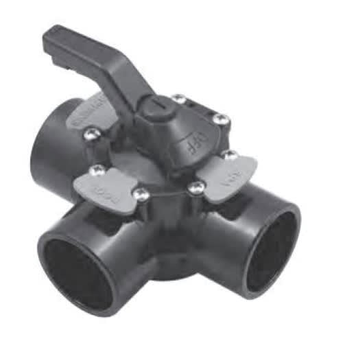 Waterway TruSeal 2" x 2-1/2" 3-Way Diverter Valve | 600-7100-CPVC