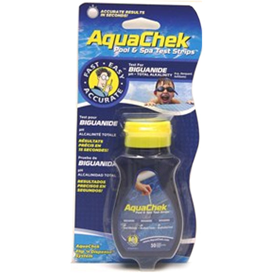 AQUACHEK BLUE BIGUANIDE TEST STRIP