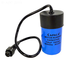 RUNNING CAPACITOR, 2 PIN MALE