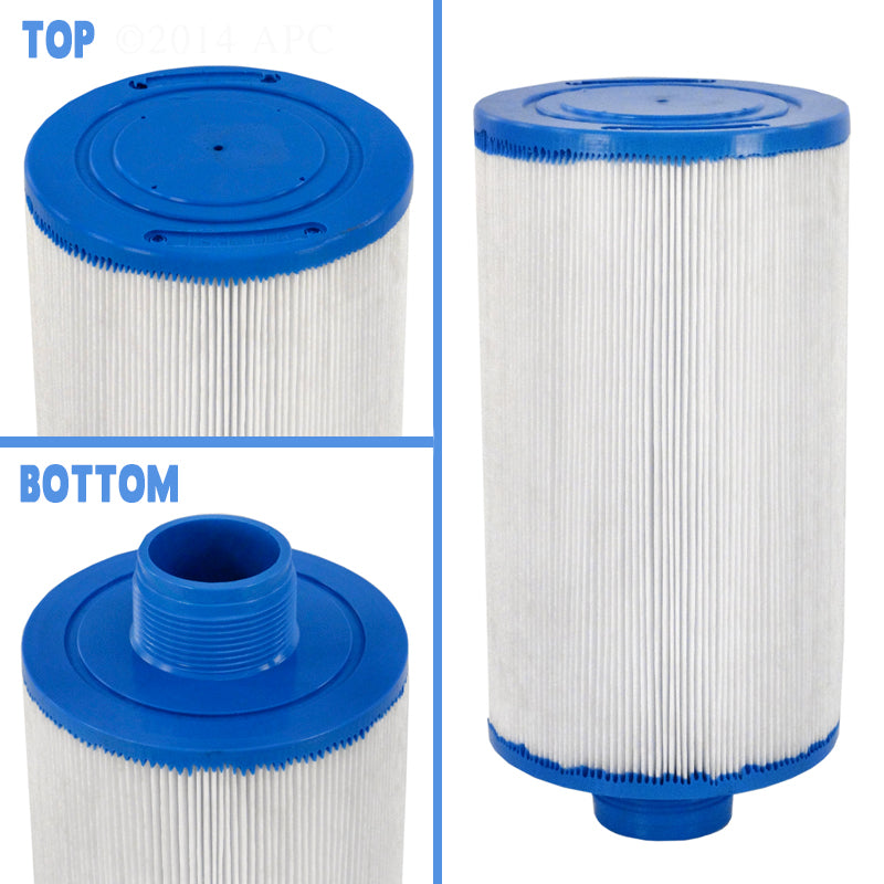 CARTRIDGE 4 3/8" X 7 3/4" 25 SQ FT CLOSED TOP W/ 1 1/2" MPT BOTTOM
