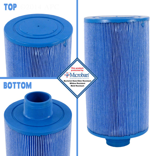 CARTRIDGE 4 3/8" X 7 3/4" 25 SQ FT CLOSED TOP W/ 1 1/2" MPT BOTTOM