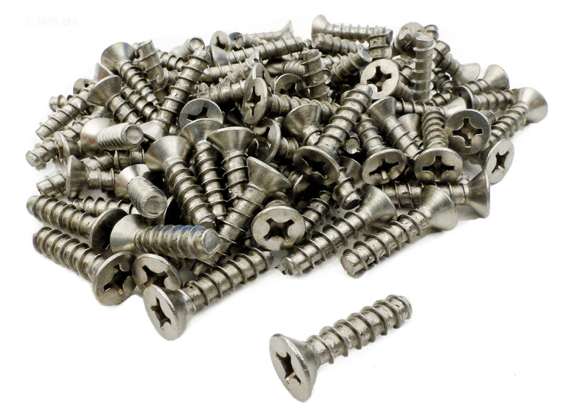 S.S. SKIMMER SCREW, BAG OF 100