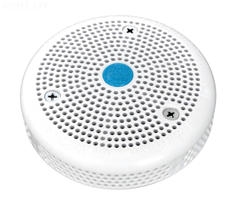 4" RD SUCTION COVER WHITE OUTLET