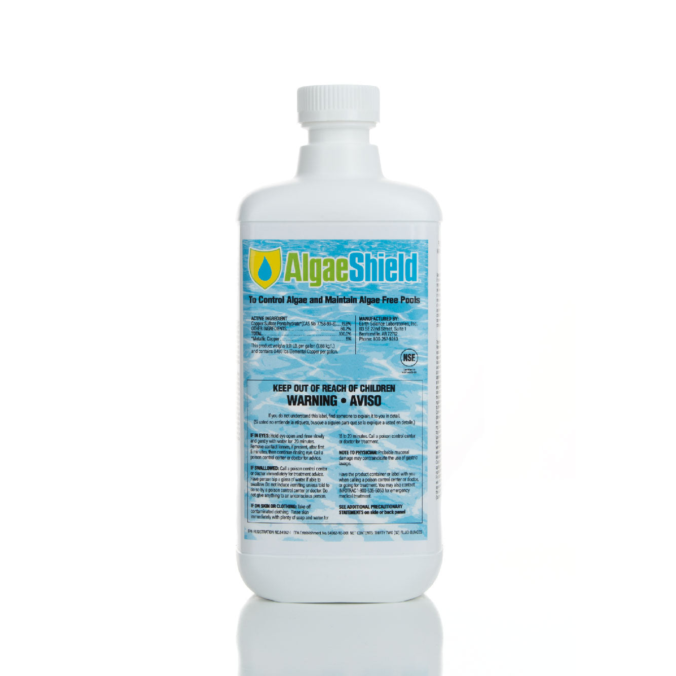 32 oz. Algae Shield treat and prevents algae