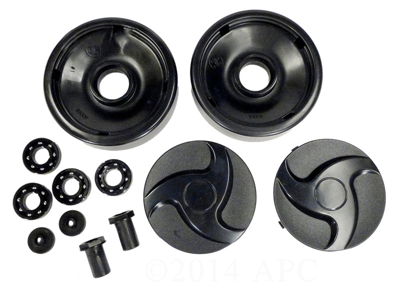 REAR WHEELS WITH BEARINGS