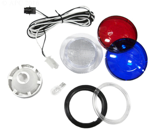 LIGHT PORTHOLE W/ AMP 2PIN 12V