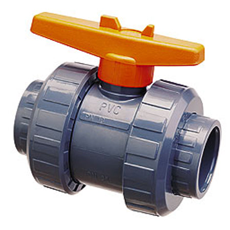 1.5" SKT TRUE UNION BALL VALVE PVC