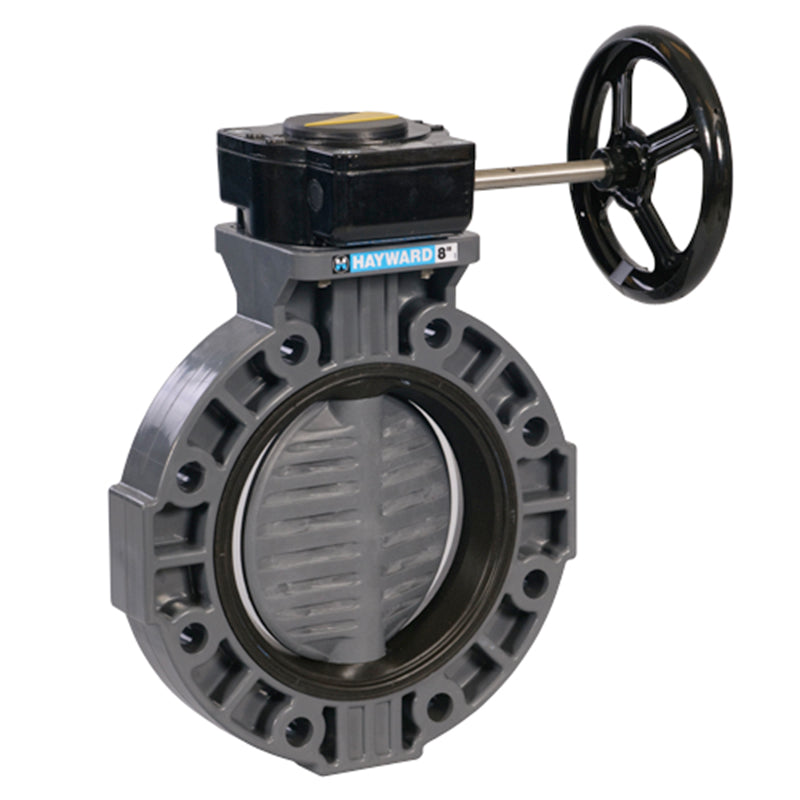 6"GEAR NSF BUTTERFLY VALVE GRAY