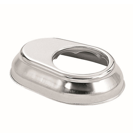 OBLONG ESCUTCHEON STAINLESS