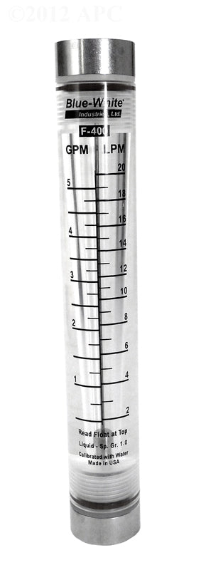 F400 FLOWMETER .5"
