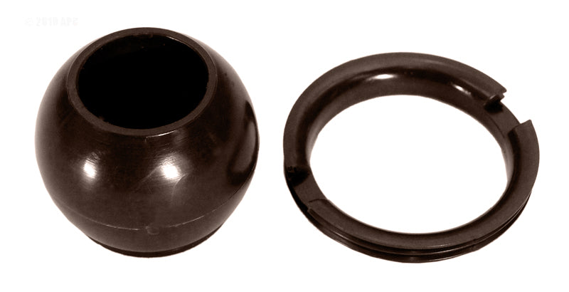 EYEBALL & RETAINING RING BROWN