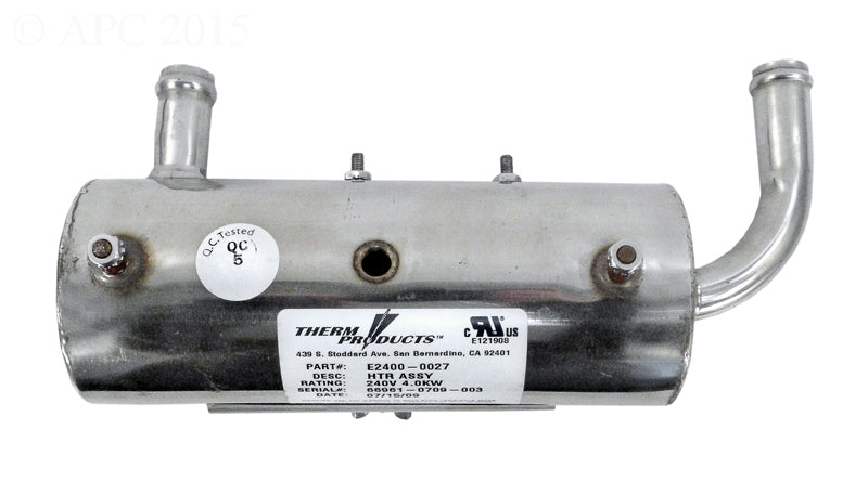 HEATER PINNACLE LOW FLOW 4KW