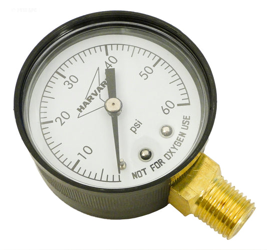 PRESSURE GAUGE .25" MPT LOWER