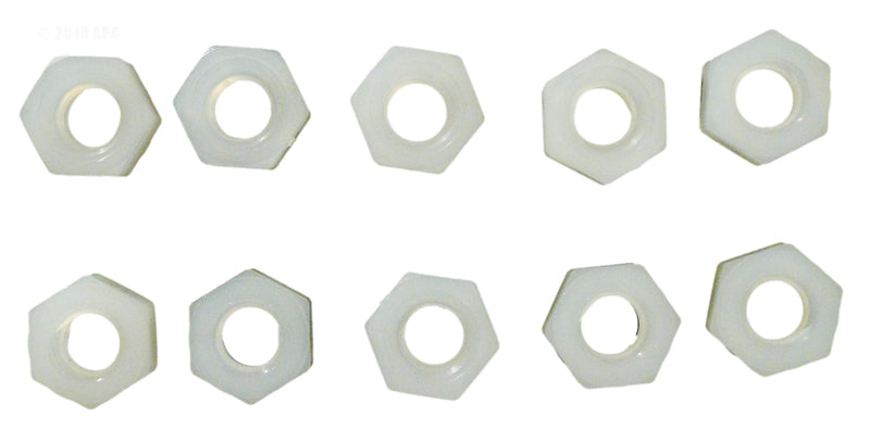 NYLON NUTS (PACK OF 10)