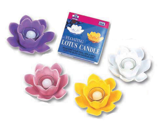 FLOAT LOTUS LIGHT 4 COLOR ASST