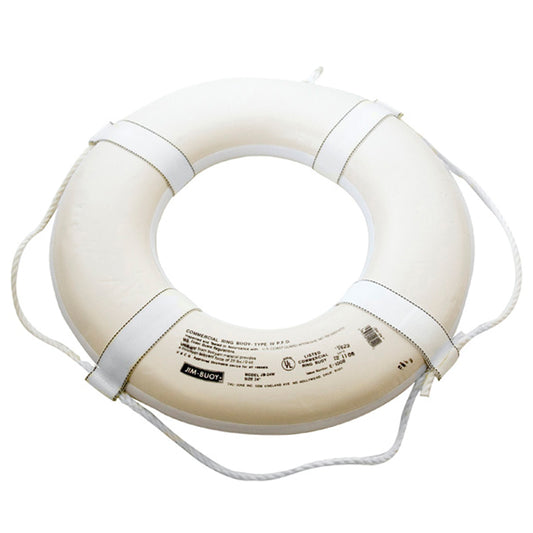 24" RING BUOY WHITE
