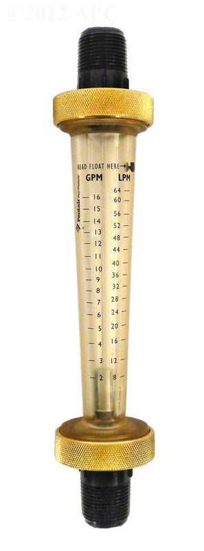 .75" FLOWMETER NYLON THREADED END